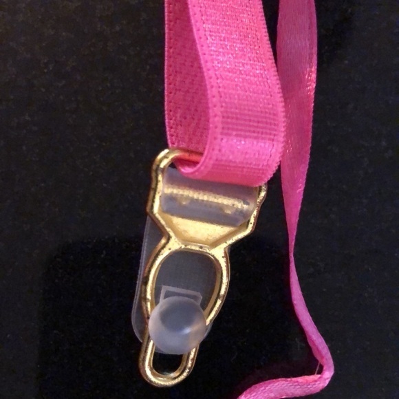 Seven Til Midnight Hot Pink Net Corset Style Nighty Size Queen - Picture 9 of 9